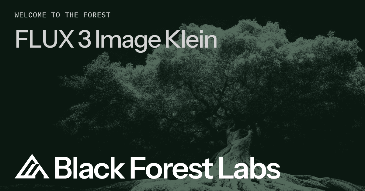 FLUX 3 Image Klein: open weights, 5.6B parameters