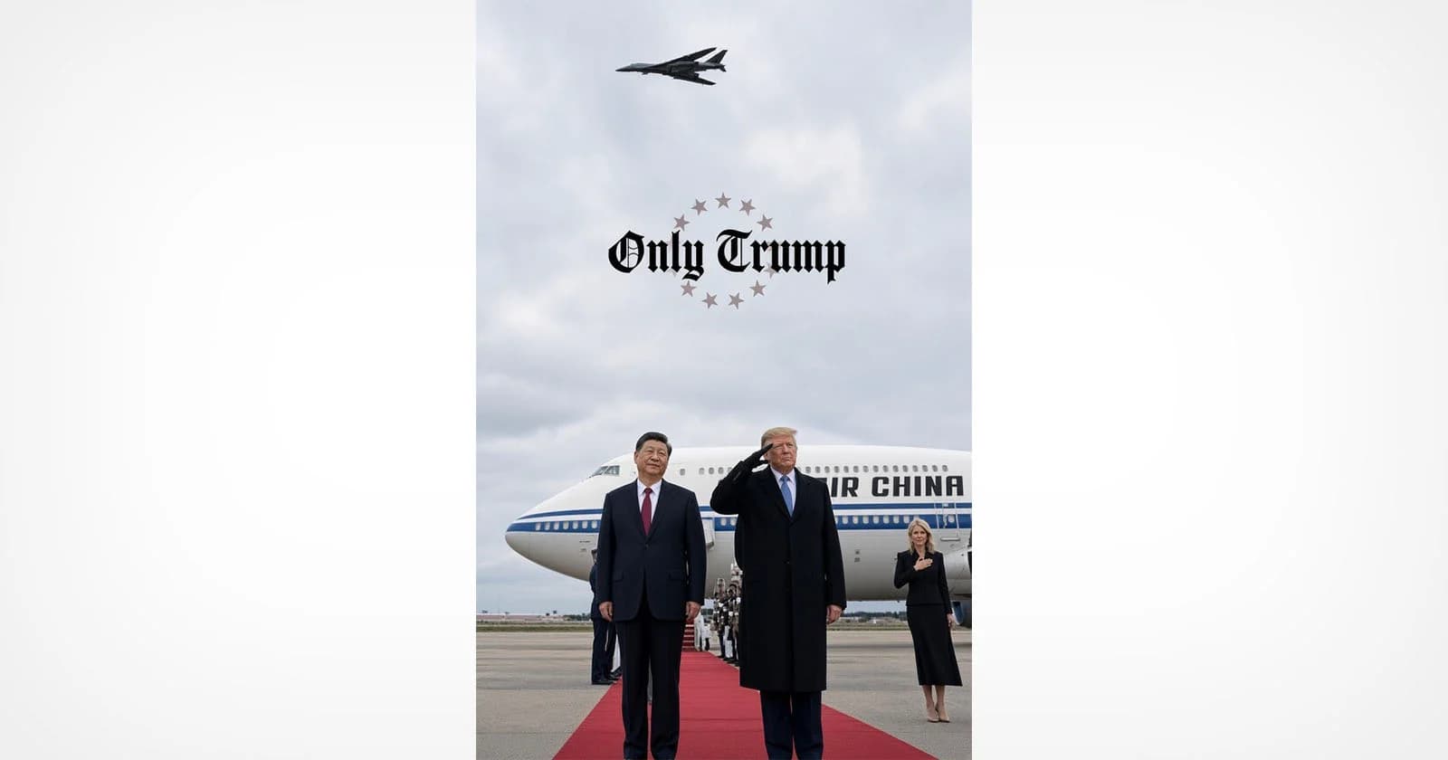 Trump Shares Doctored Photo That Appears to Replace Official With Natalie Harp