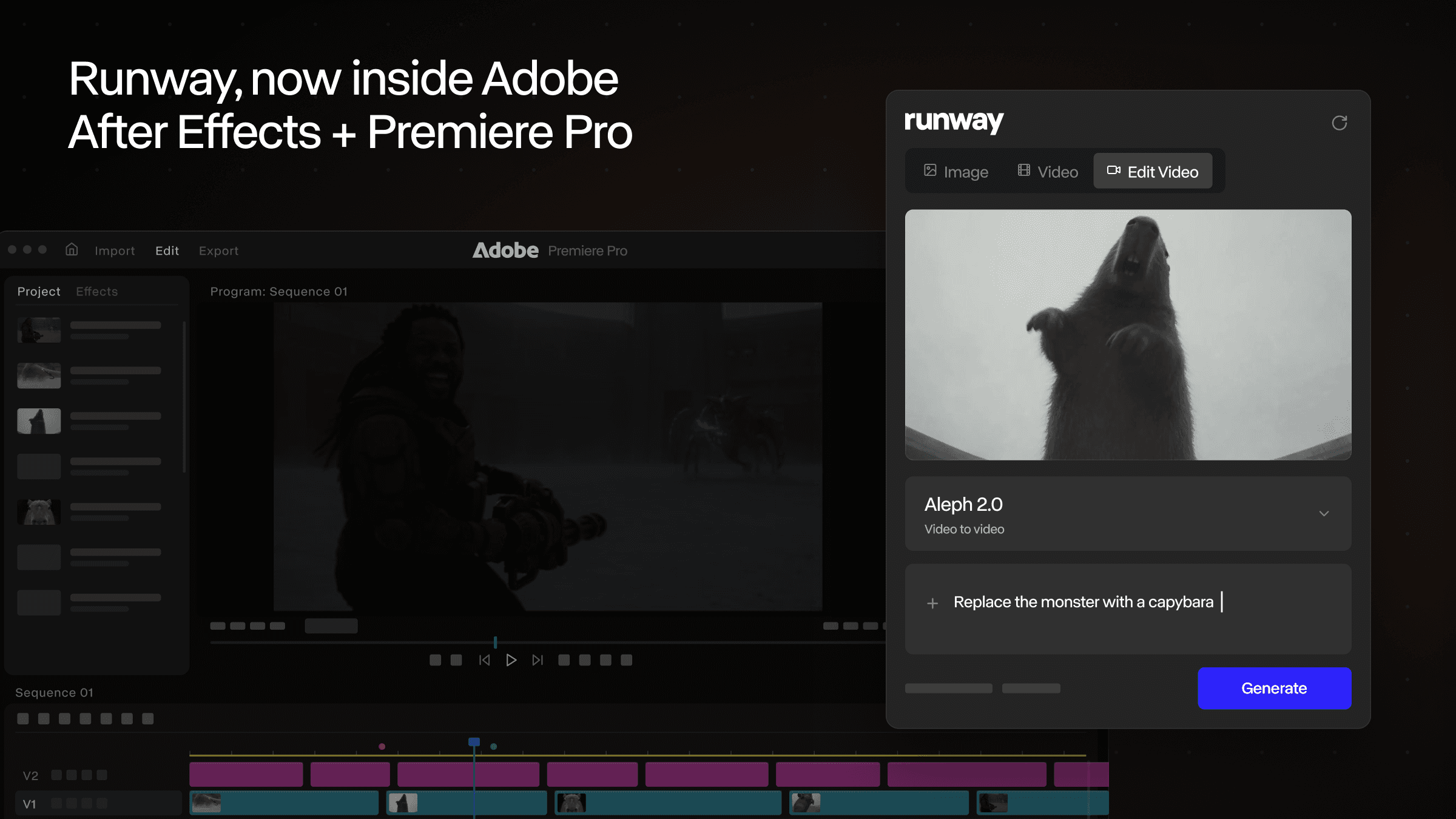 Runway News | Introducing Runway for Premiere Pro & After Effects